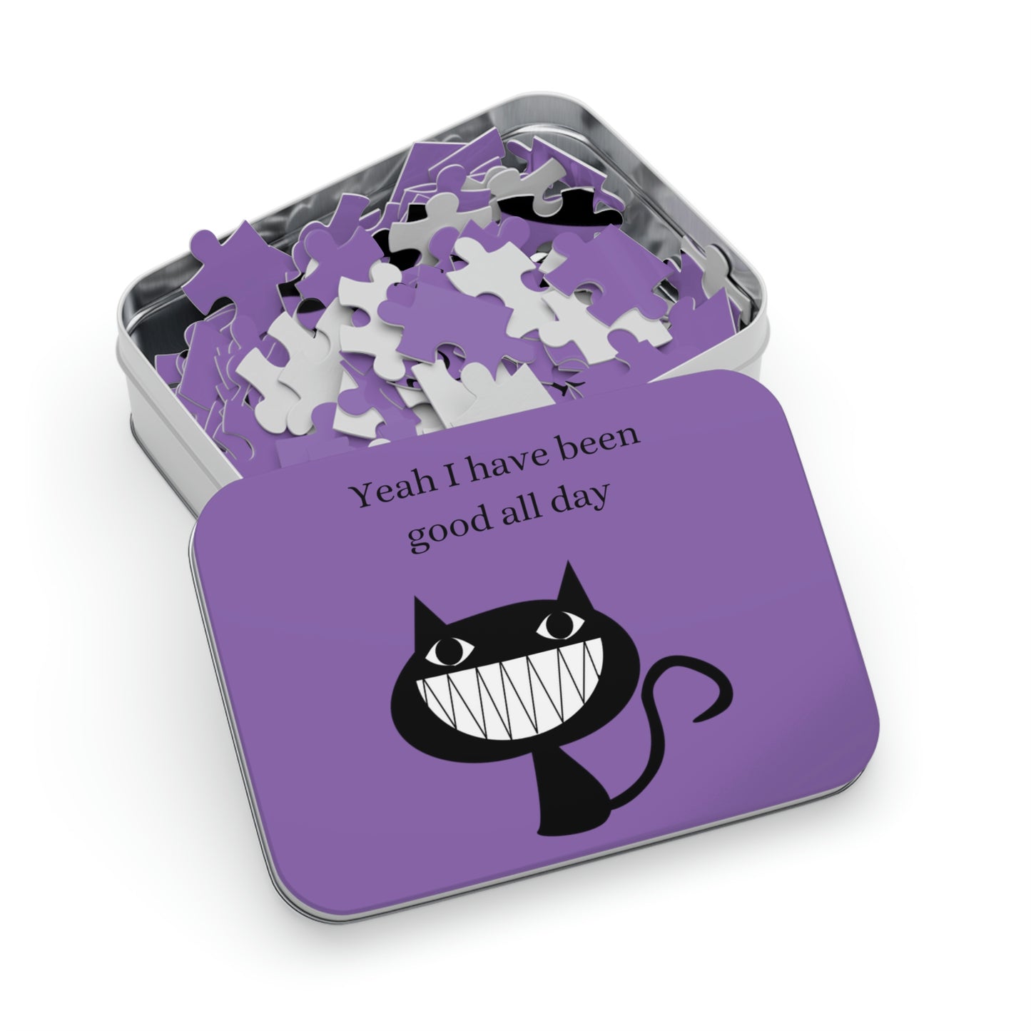 Black Cat Jigsaw Puzzle I Love Games!