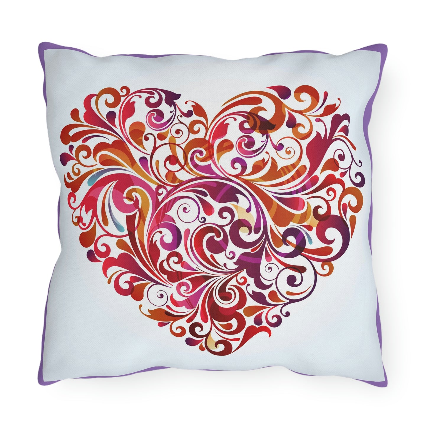 No I didn't do that Heart Outdoor Pillows