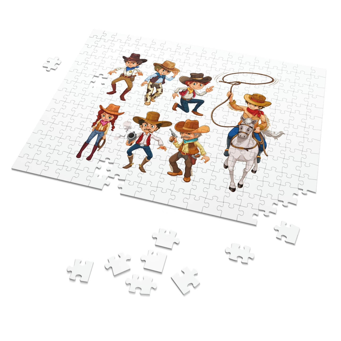 Puzzle Cowboys Cowgirl J'adore les jeux !