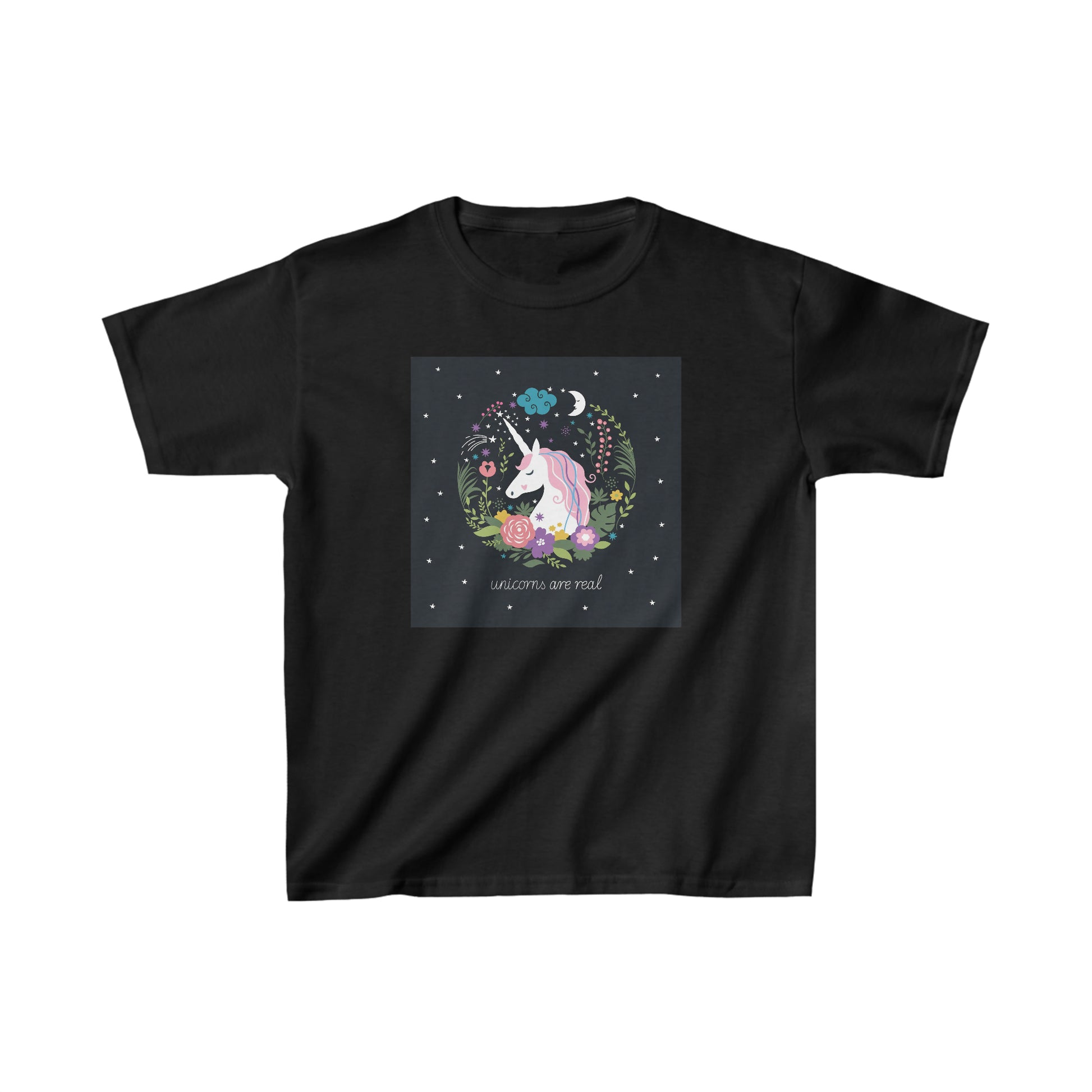 Unicorn. Youth T-shirt. Custom Artwork. Vivid Colors. Soft against your skin. Comfortable to wear everyday of the week. Looking Fabulous at school, hiking, movies and Grandma's house. Such a Wonderful Gift!.