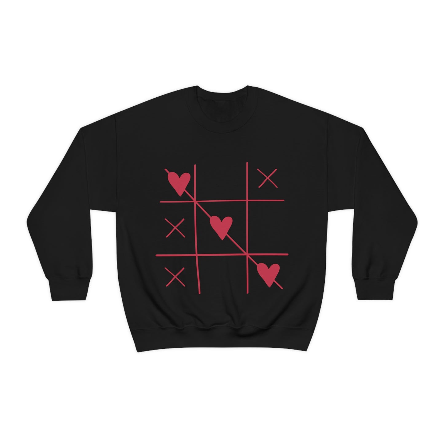Sweat-shirt ras du cou Tic Tac Toe J'adore mon cadeau d'anniversaire !
