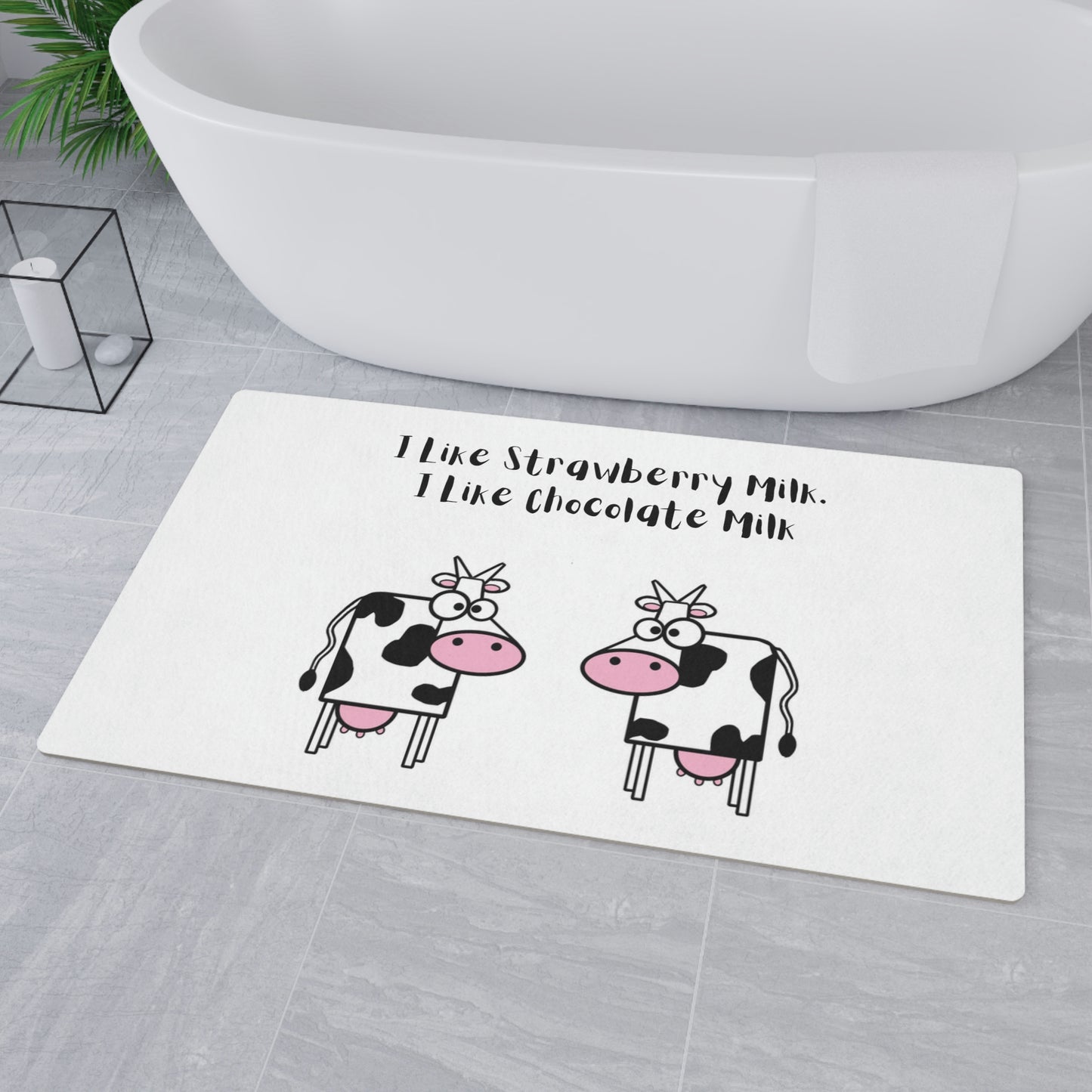 2 Funny Cows Floor Mat Children Will Love This Mat!