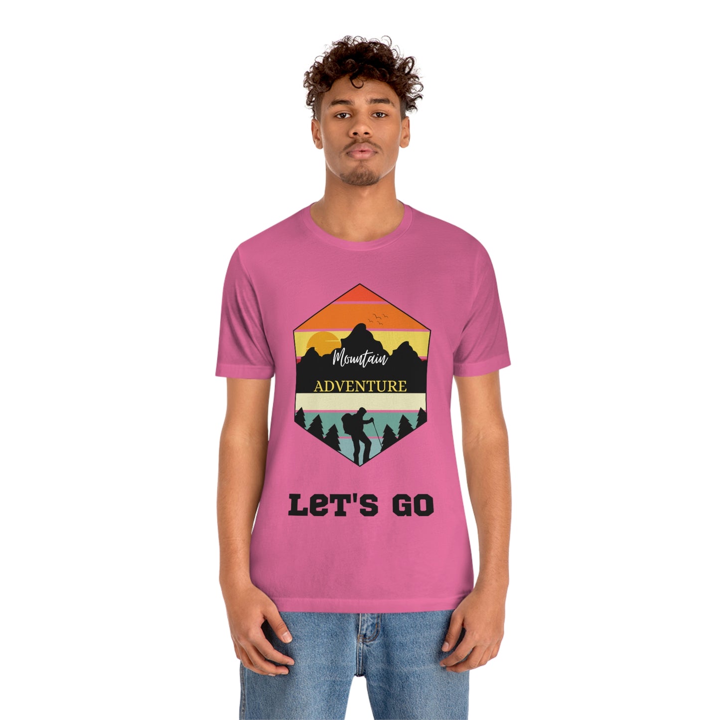 Let's Go Hiking Unisex Jersey Short Sleeve T-Shirt Adventures