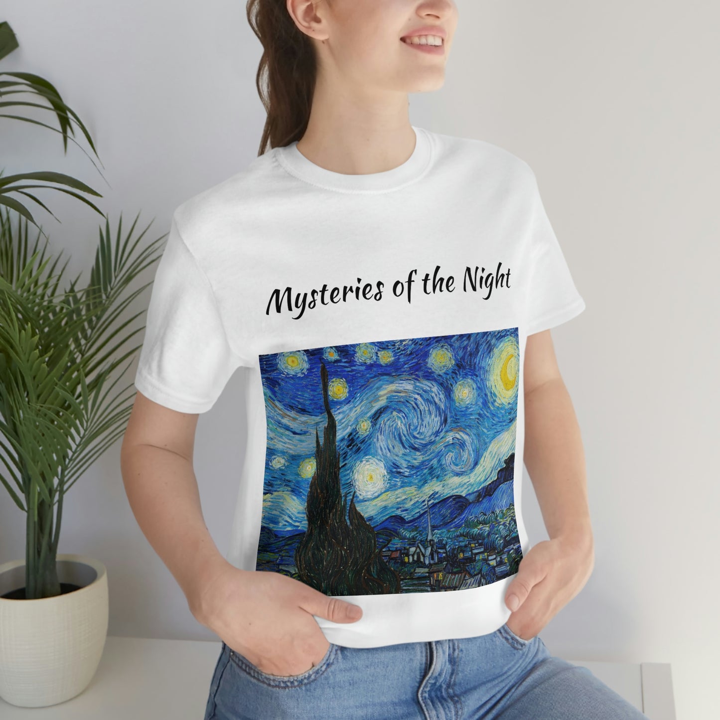 T-shirt unisexe Mystères de la nuit Voyage Travail Vacances Détente