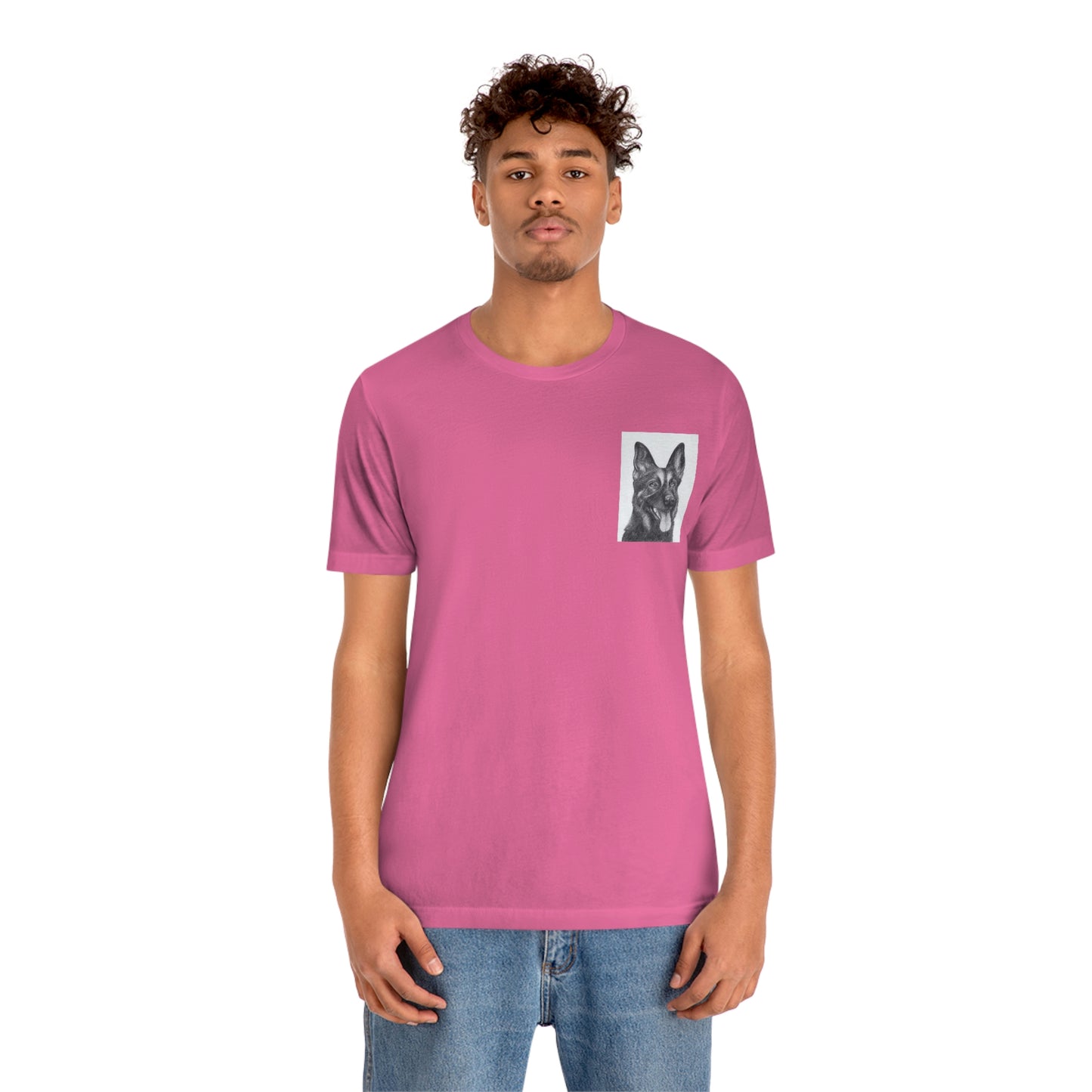 Sleep with Dogs you will get fleas Unisex Jersey Short Sleeve T-shirt GIFT