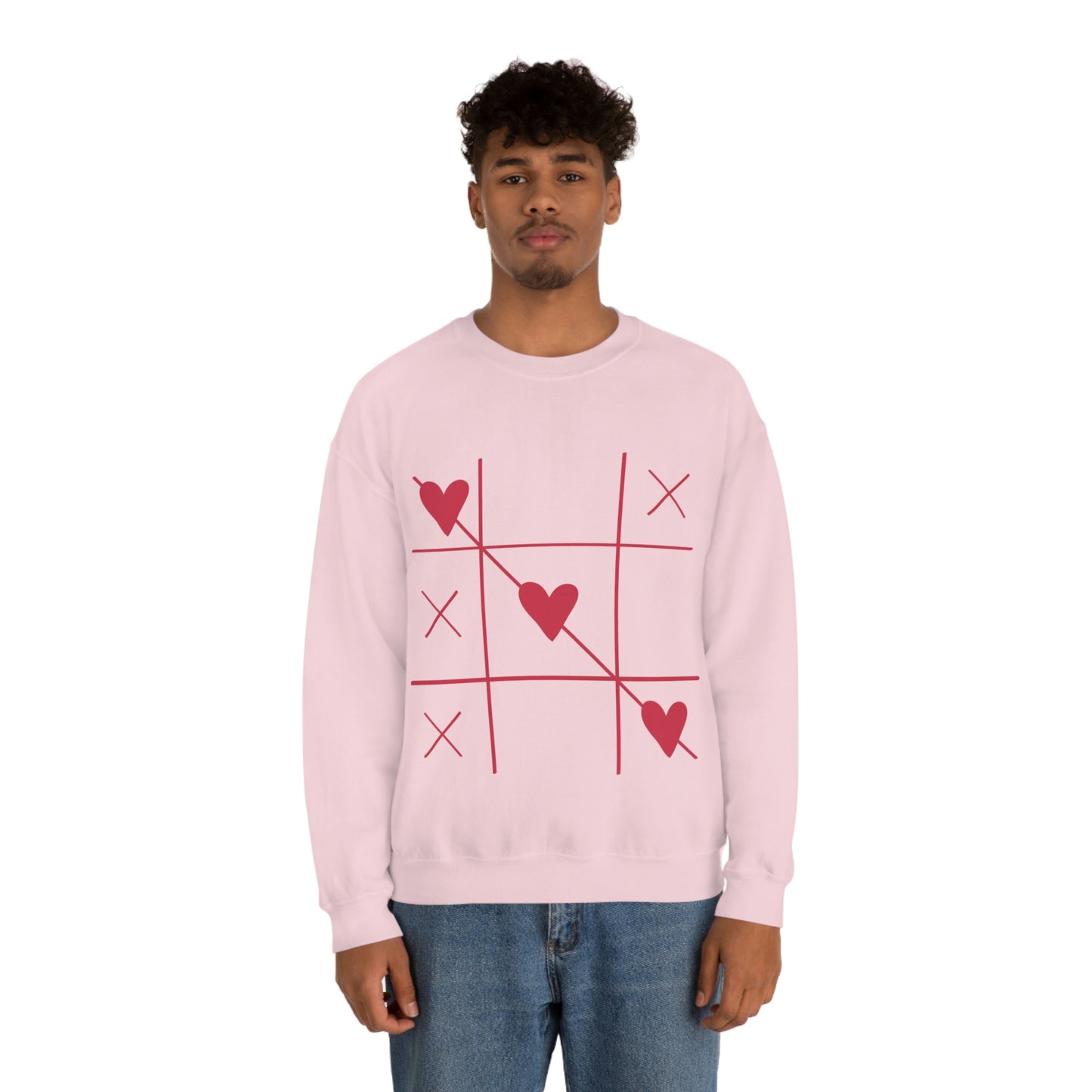 Sweat-shirt ras du cou Tic Tac Toe J'adore mon cadeau d'anniversaire !
