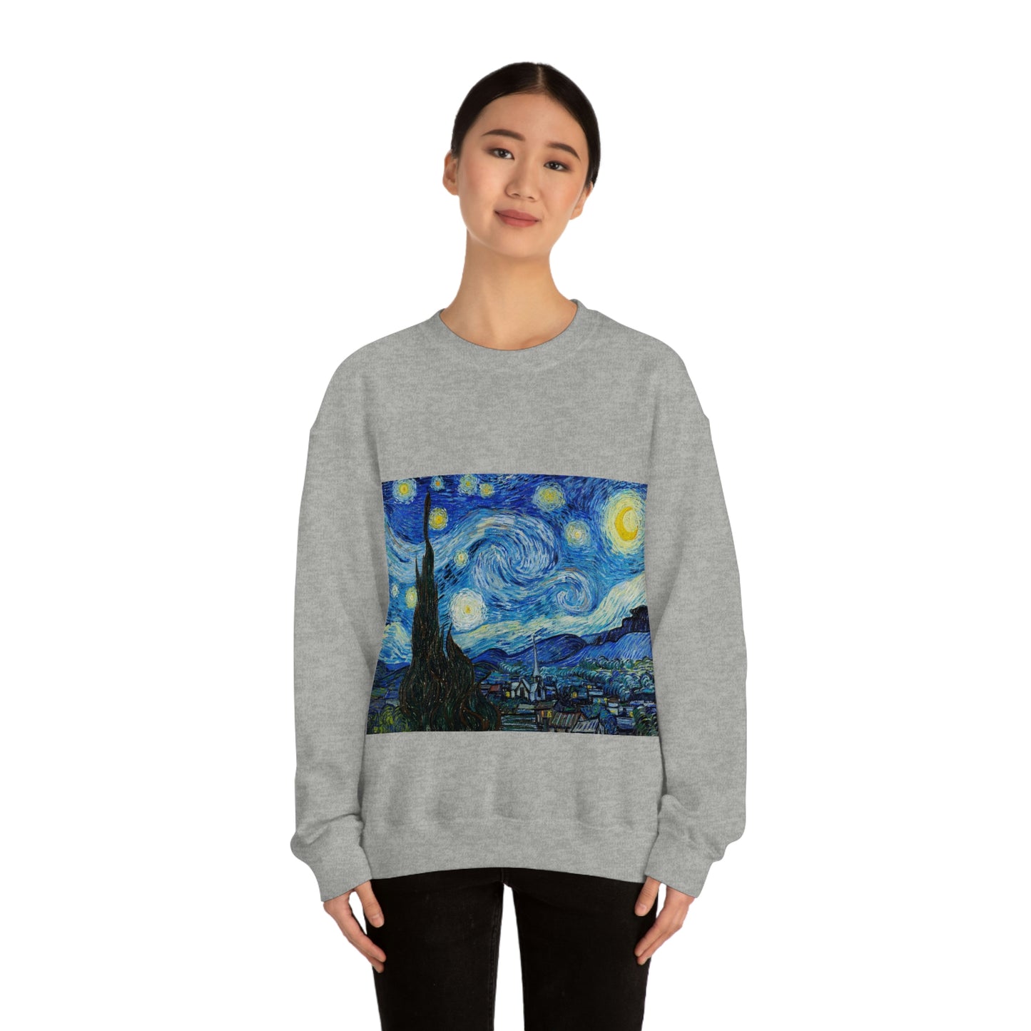 Sudadera de Vincent van Gogh con la noche estrellada Shookie Mookie