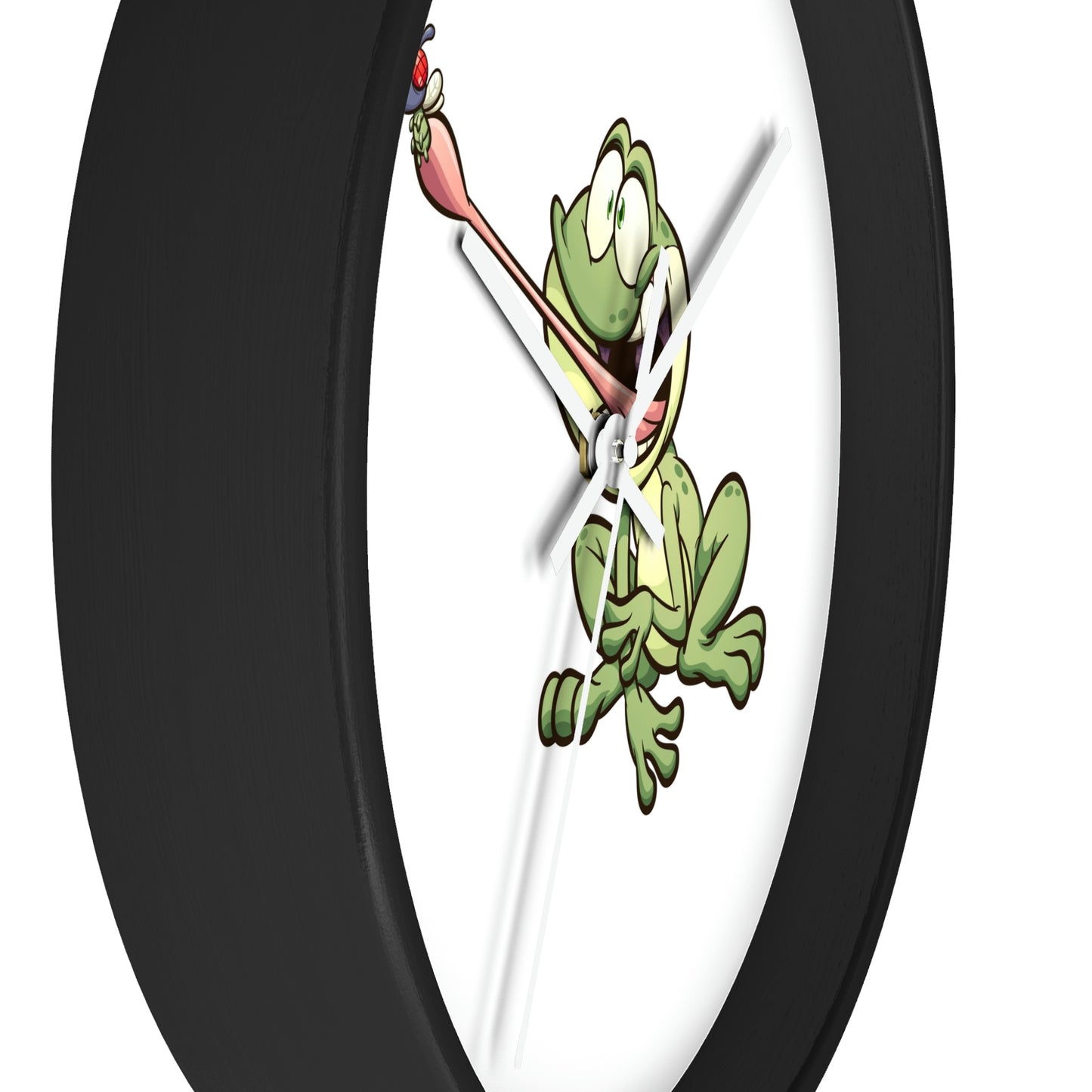 Frog Catching a Bug Wall Clock Great for Children's Room! Great Gift!