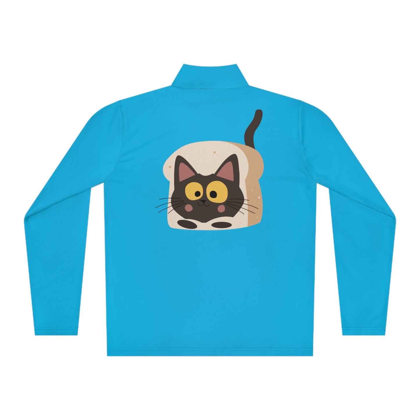 Shookie Mookie Kitty Cat Unisex Quarter-Zip Pullover Traveling Concerts Festivals