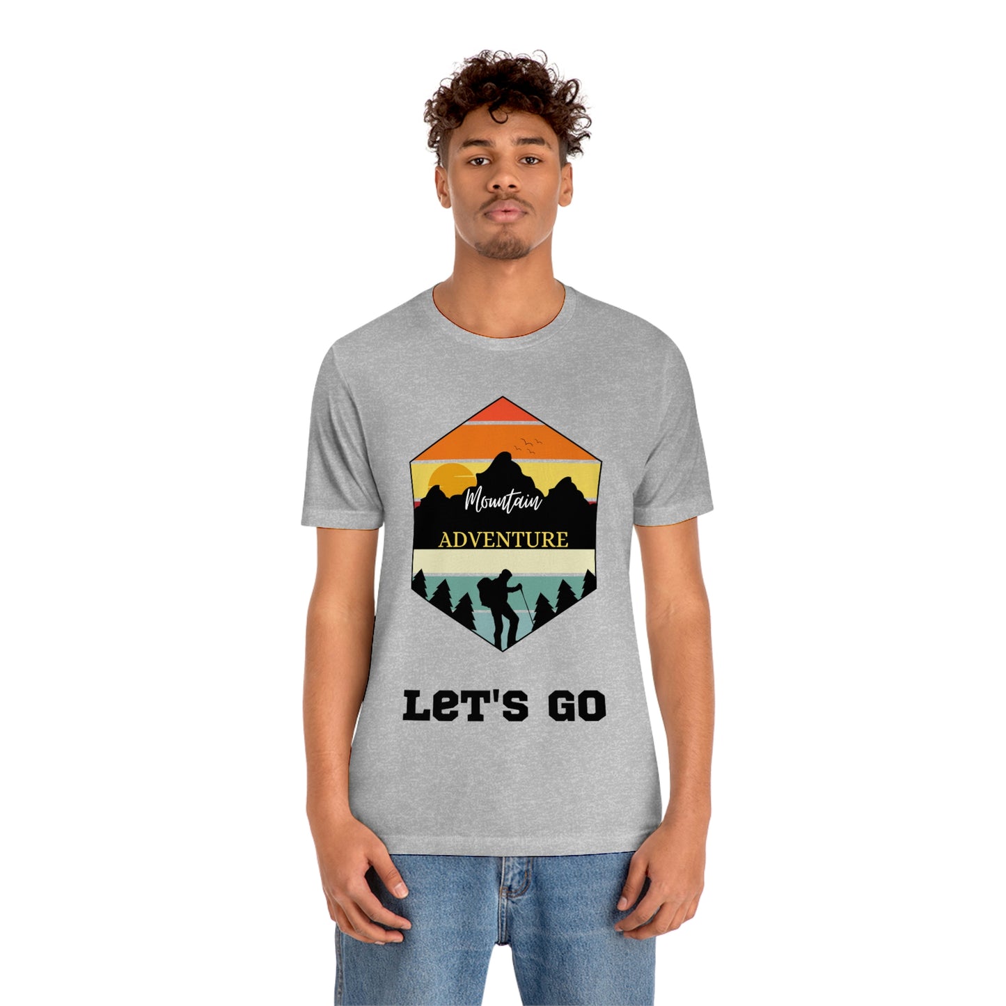 Let's Go Hiking Unisex Jersey Short Sleeve T-Shirt Adventures