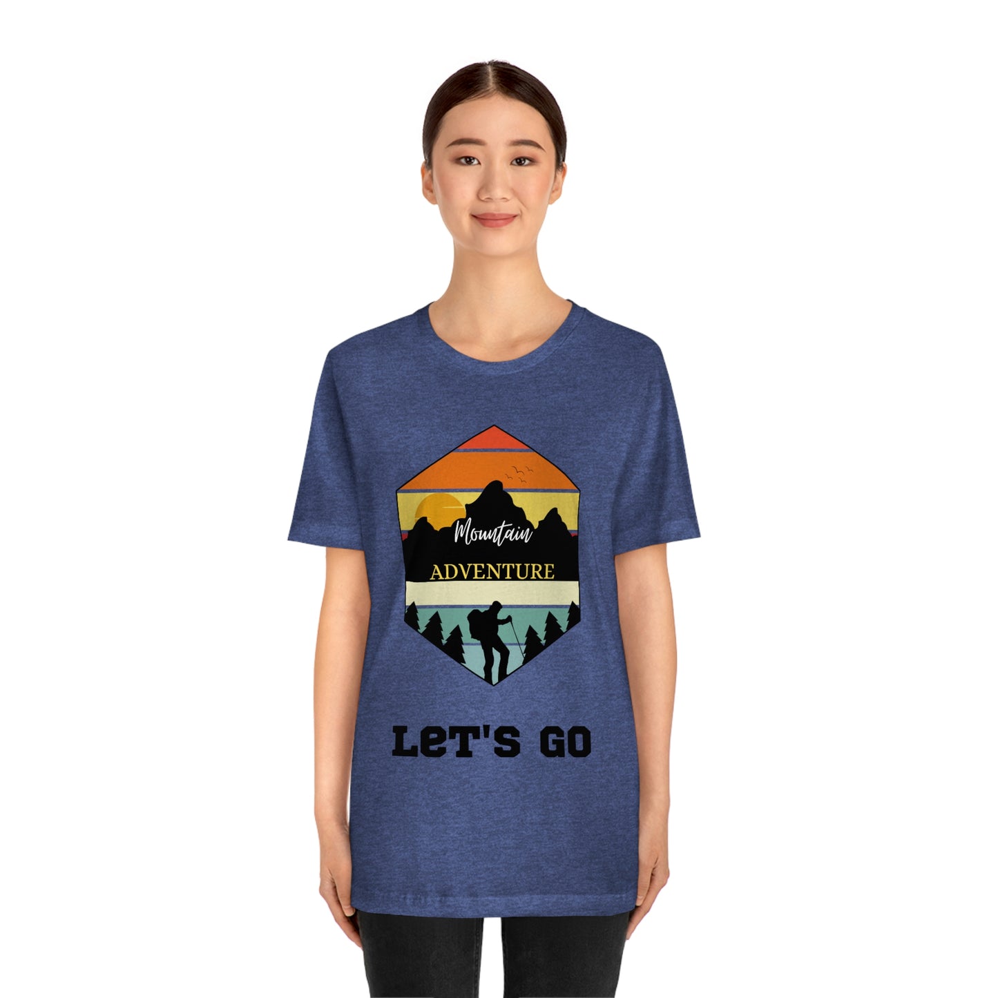 Let's Go Hiking Unisex Jersey Short Sleeve T-Shirt Adventures