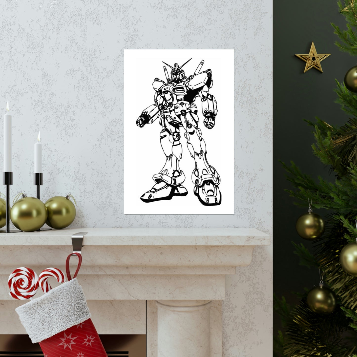 Figuras de acción en pósteres verticales mate de primera calidad, ideales como regalo de cumpleaños para la habitación de los niños.