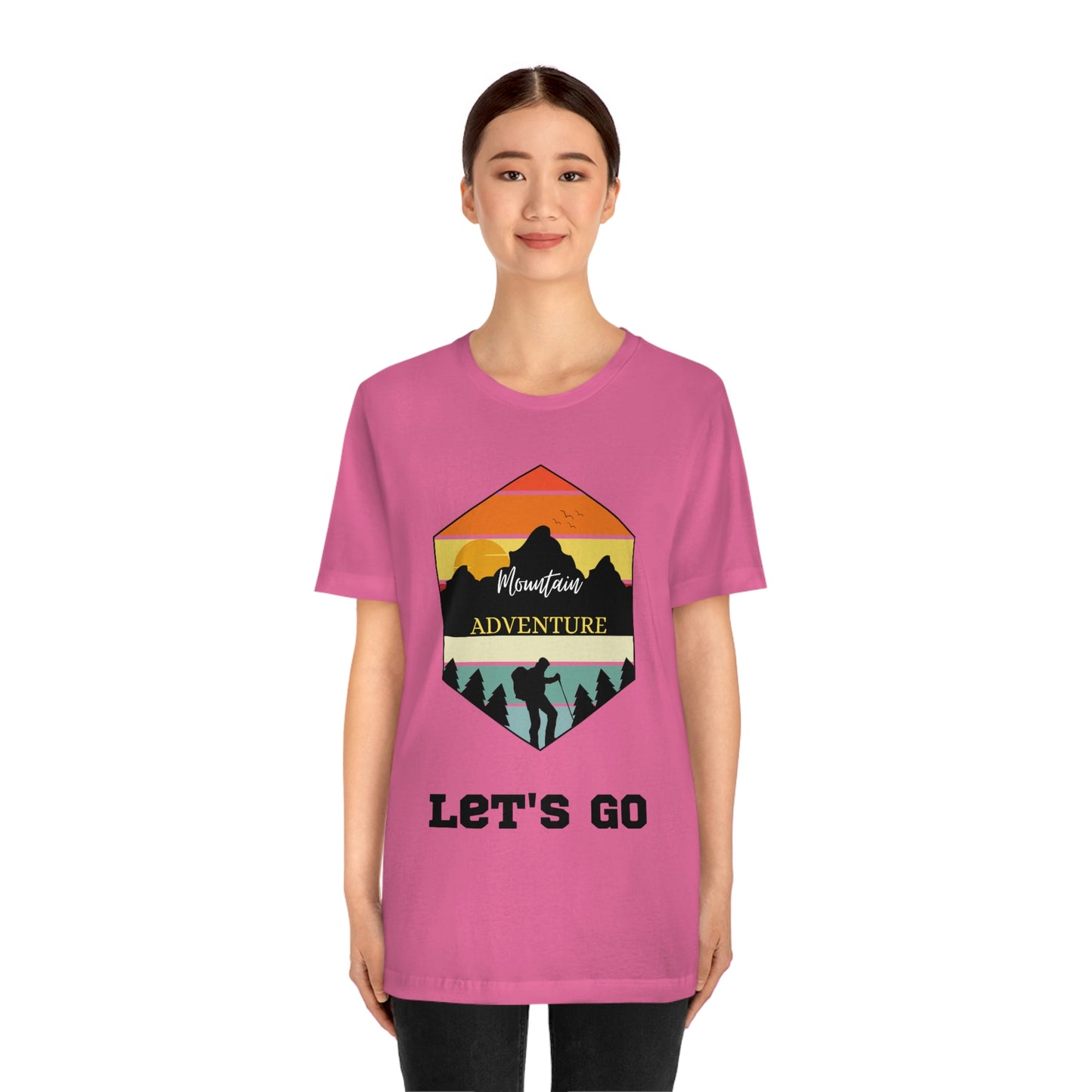 Let's Go Hiking Unisex Jersey Short Sleeve T-Shirt Adventures