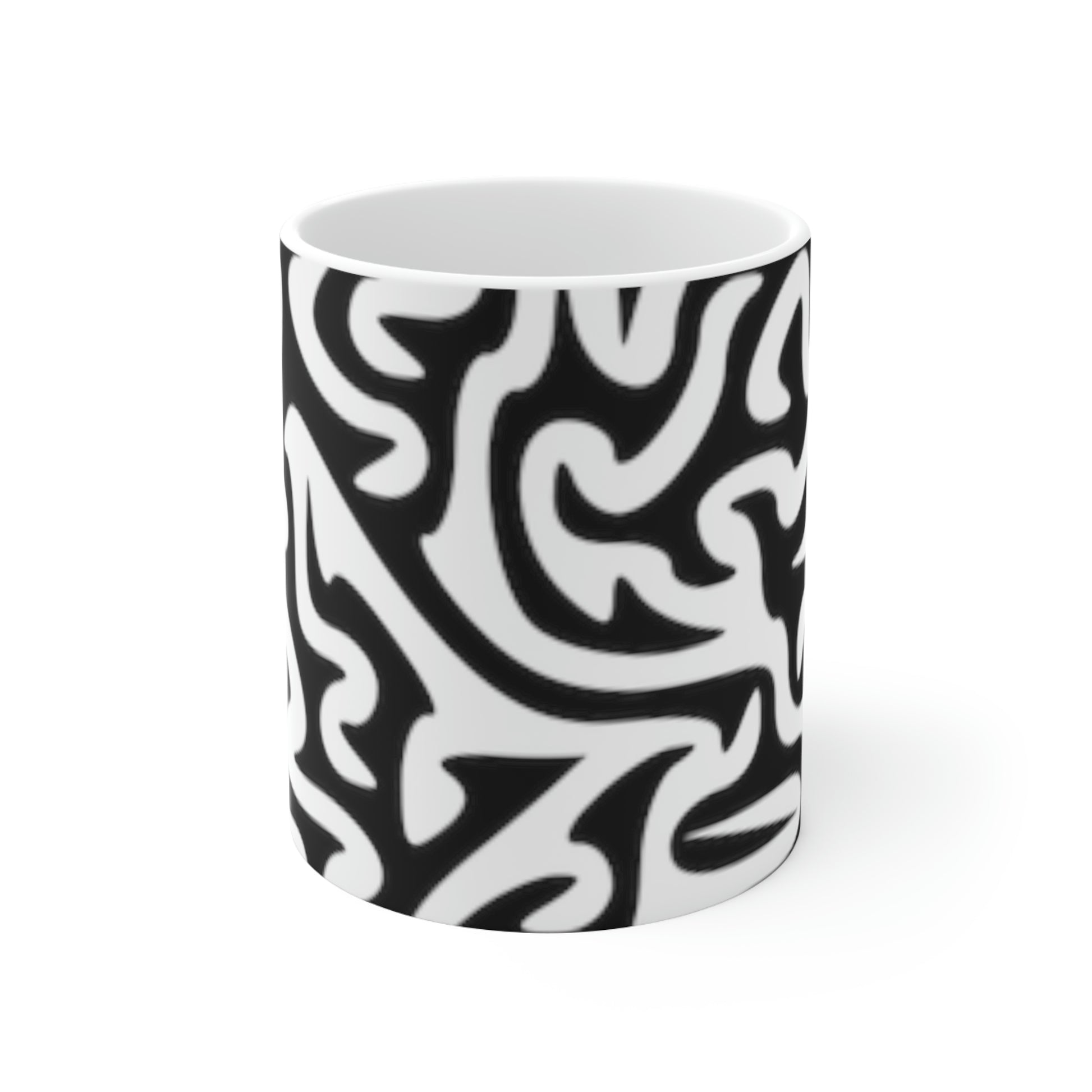 Black and White Maze. Holds 11 Oz. Price: $15.00. Custom Artwork. Unique Whimsical Flare. Vivid Colors. Great to use every day of the year. Use in cold and hot weather. Take to work, while traveling in vehicle, yard work, or relaxing. Fill cup of with water, soda, juice, tea, ice cream, soup or peach cobbler.
