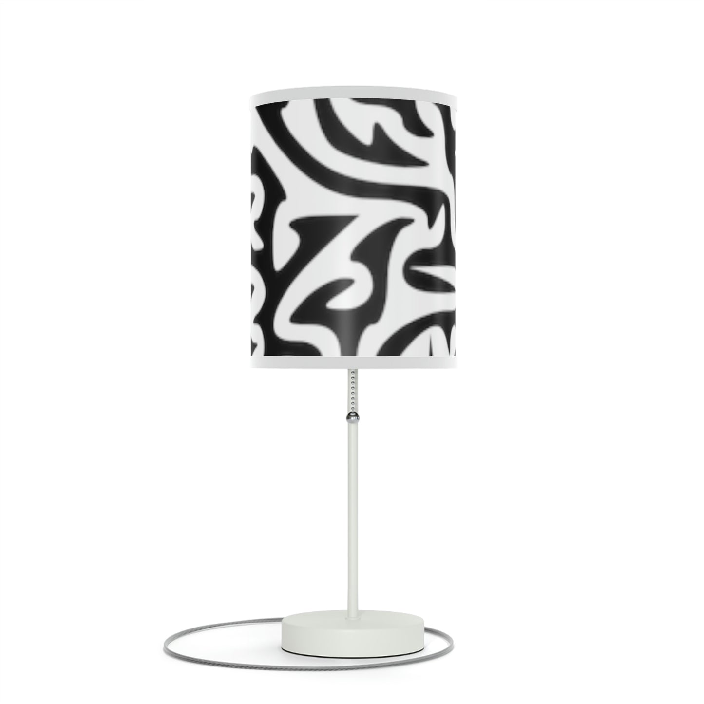 Maze Black and White. Lamp on a Stand, US/CA plug. Colors: 4. Price: $85.00. Custom Artwork. Unique Whimsical Flare. Vivid Colors. Looks great in your home and business. Set on a table, end table, counter or bookcase. Lamps will give a luminous light in a dark corner of room. Adding a Splash of Color to any Room!