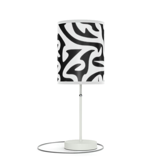 Maze Black and White. Lamp on a Stand, US/CA plug. Colors: 4. Price: $85.00. Custom Artwork. Unique Whimsical Flare. Vivid Colors. Looks great in your home and business. Set on a table, end table, counter or bookcase. Lamps will give a luminous light in a dark corner of room. Adding a Splash of Color to any Room!