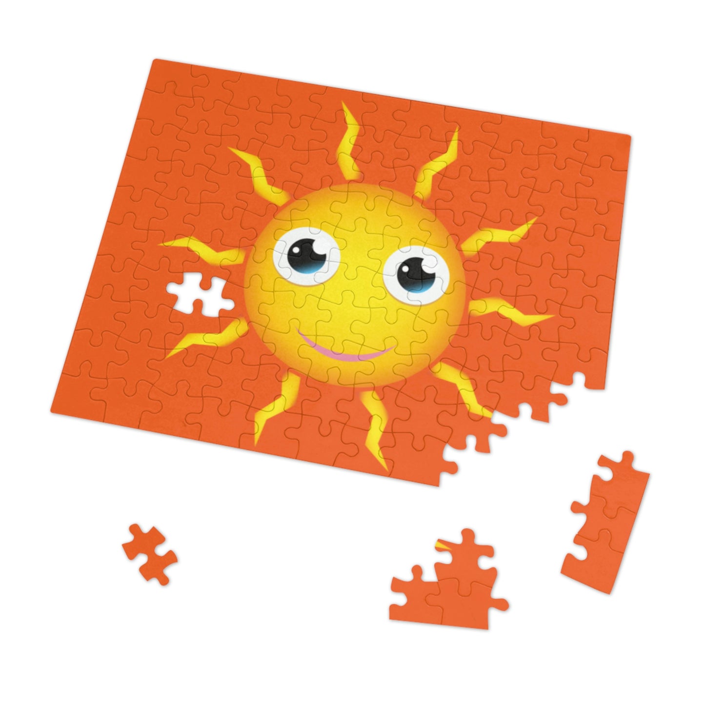 Happy Yellow Sun Jigsaw Puzzle I Love Games!