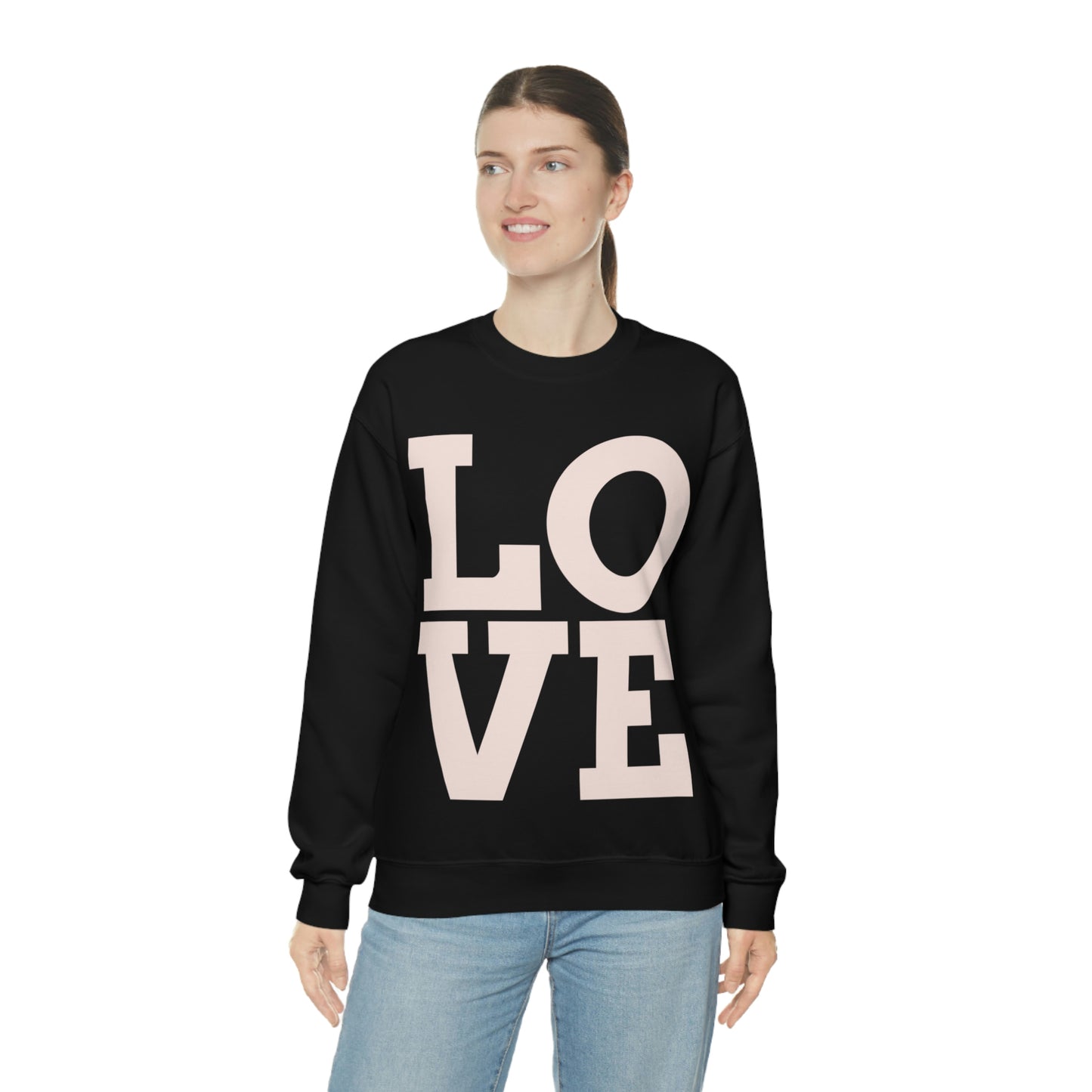 Sweat-shirt ras du cou LOVE J'adore mon sweat-shirt !