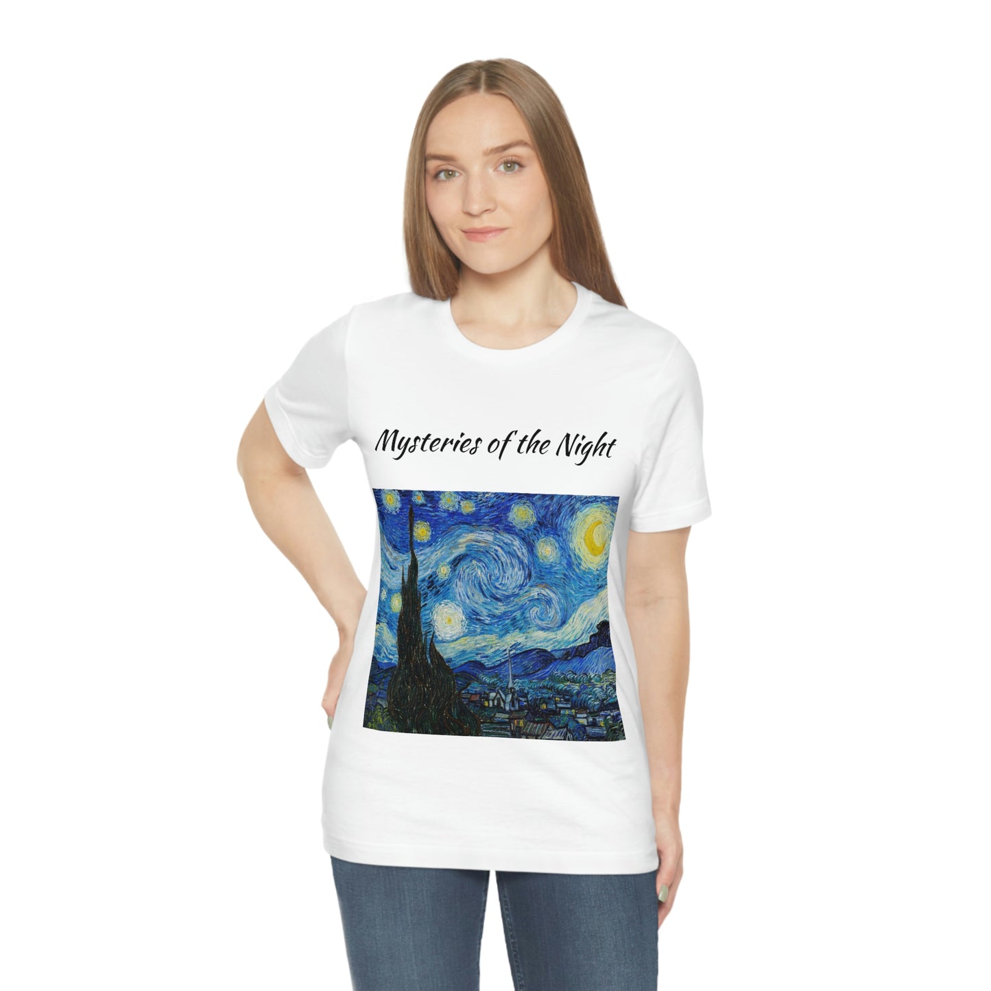 T-shirt unisexe Mystères de la nuit Voyage Travail Vacances Détente