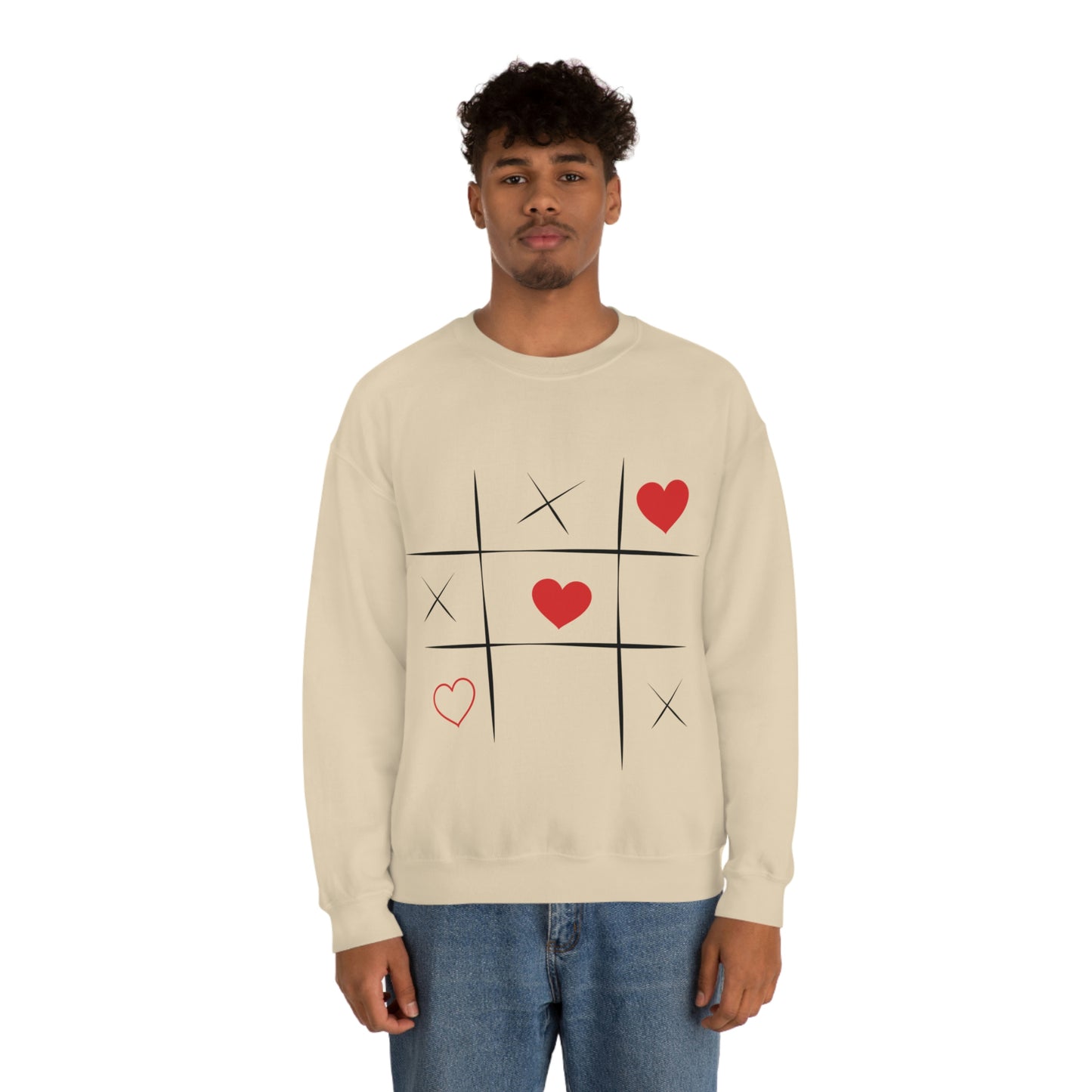 Sweat-shirt ras du cou Tic Tac Toe Ma fille adorerait ce sweat-shirt !