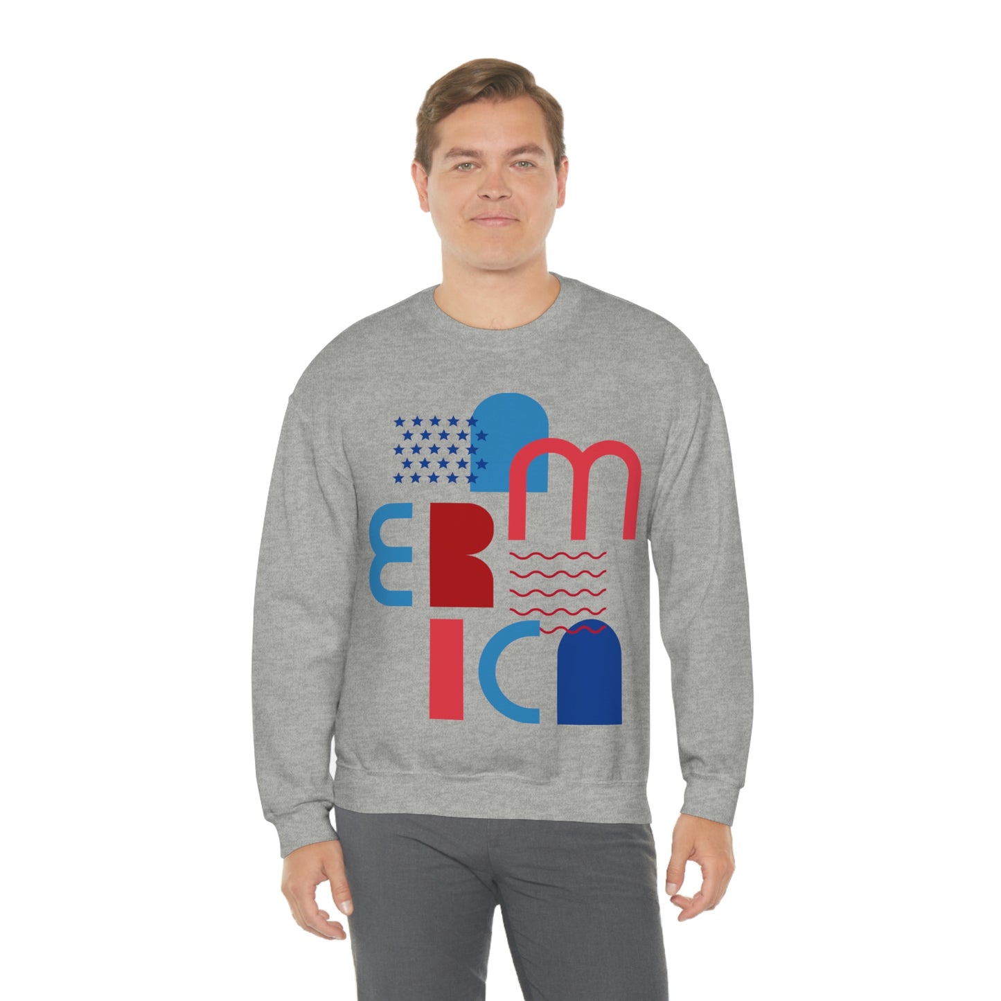 Sweat-shirt ras du cou America, il a l'air fabuleux ! 