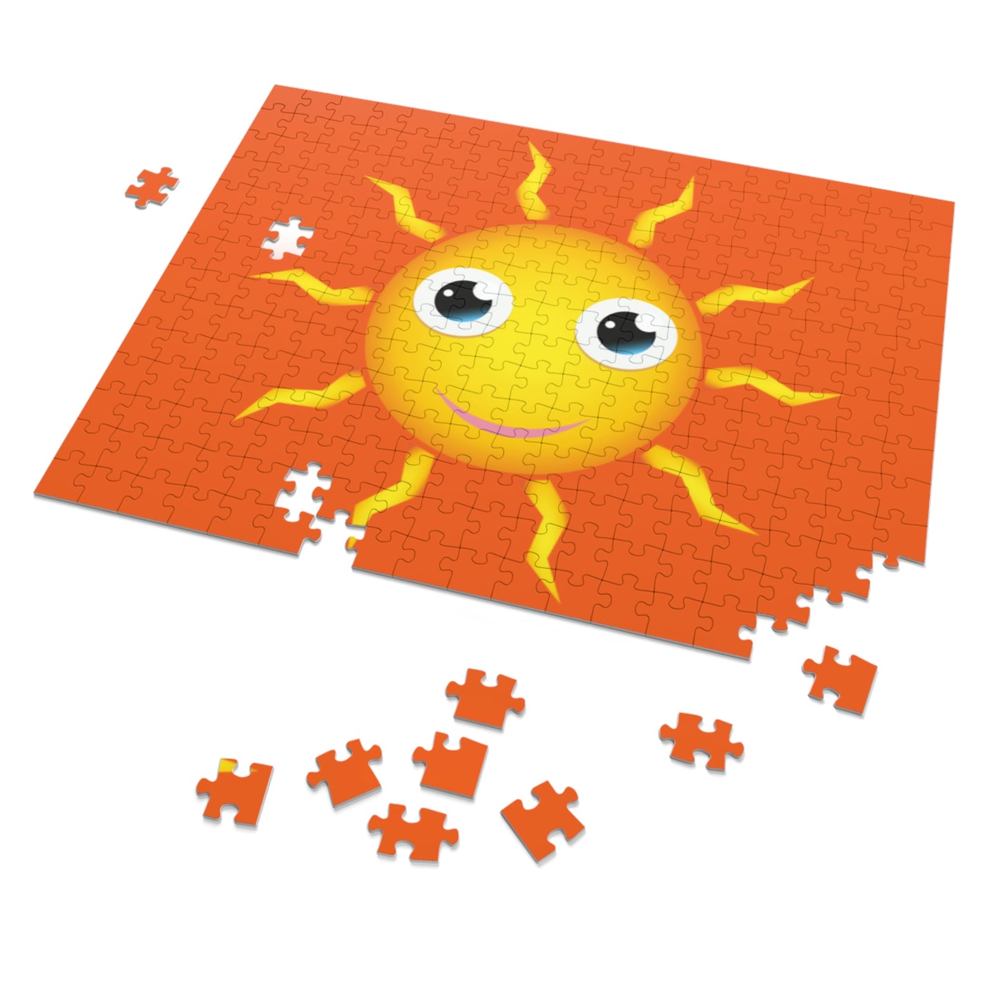 Happy Yellow Sun Jigsaw Puzzle I Love Games!