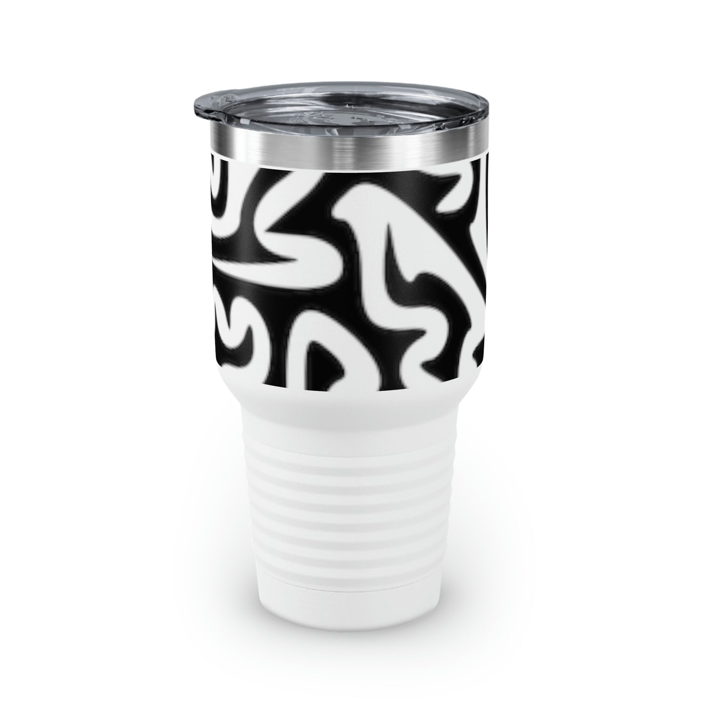 Vaso con cuello redondo y diseño de laberinto, 30 oz, para refrescos, té, agua, jugos, cerveza y vino