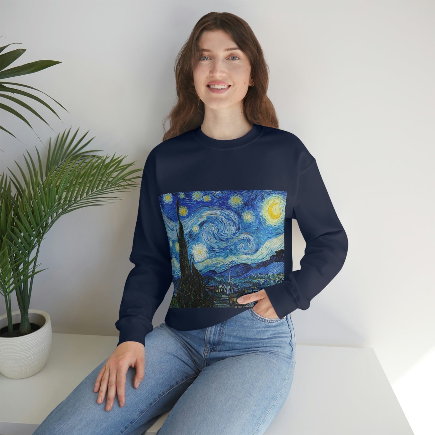 Sudadera de Vincent van Gogh con la noche estrellada Shookie Mookie