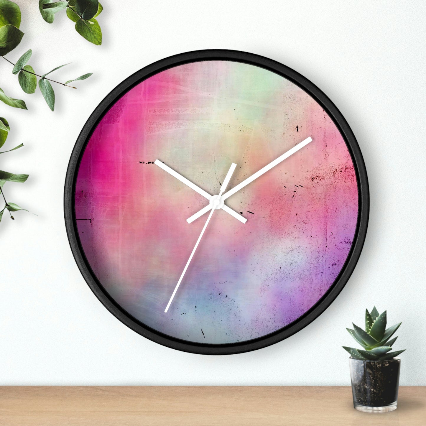 Colorful Abstract Wall Clock Such a Fabulous Clock!