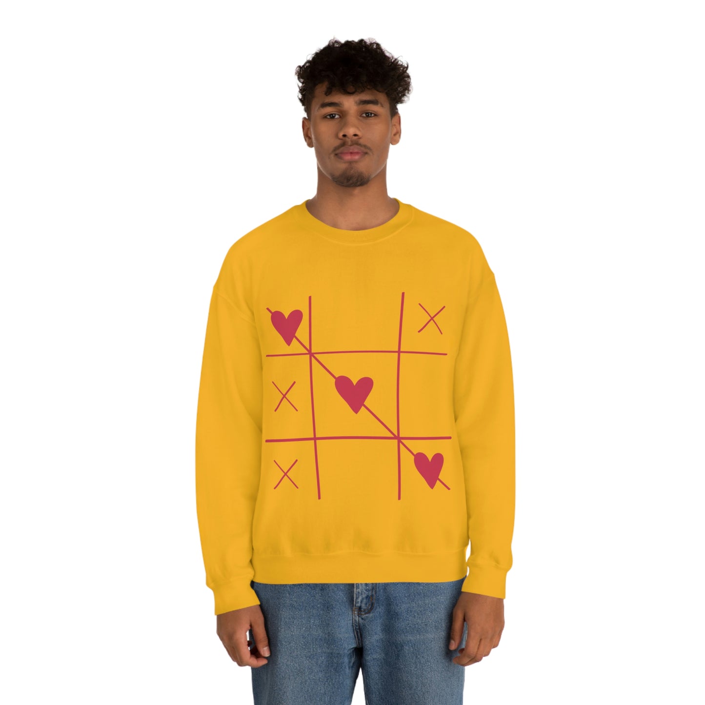 Sweat-shirt ras du cou Tic Tac Toe J'adore mon cadeau d'anniversaire !