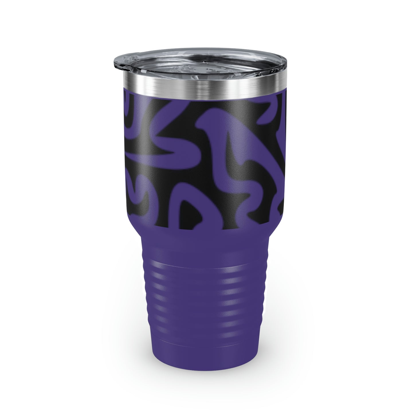 Vaso con cuello redondo y diseño de laberinto, 30 oz, para refrescos, té, agua, jugos, cerveza y vino