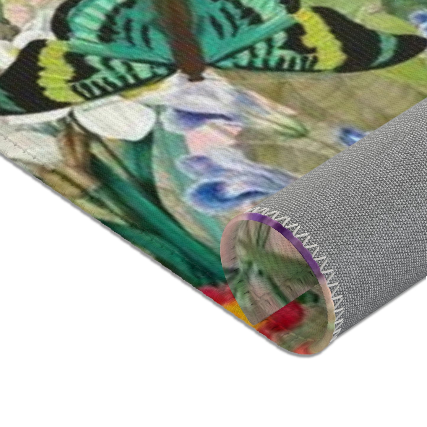 ¡Alfombras para jardín con flores y mariposas, un regalo maravilloso!