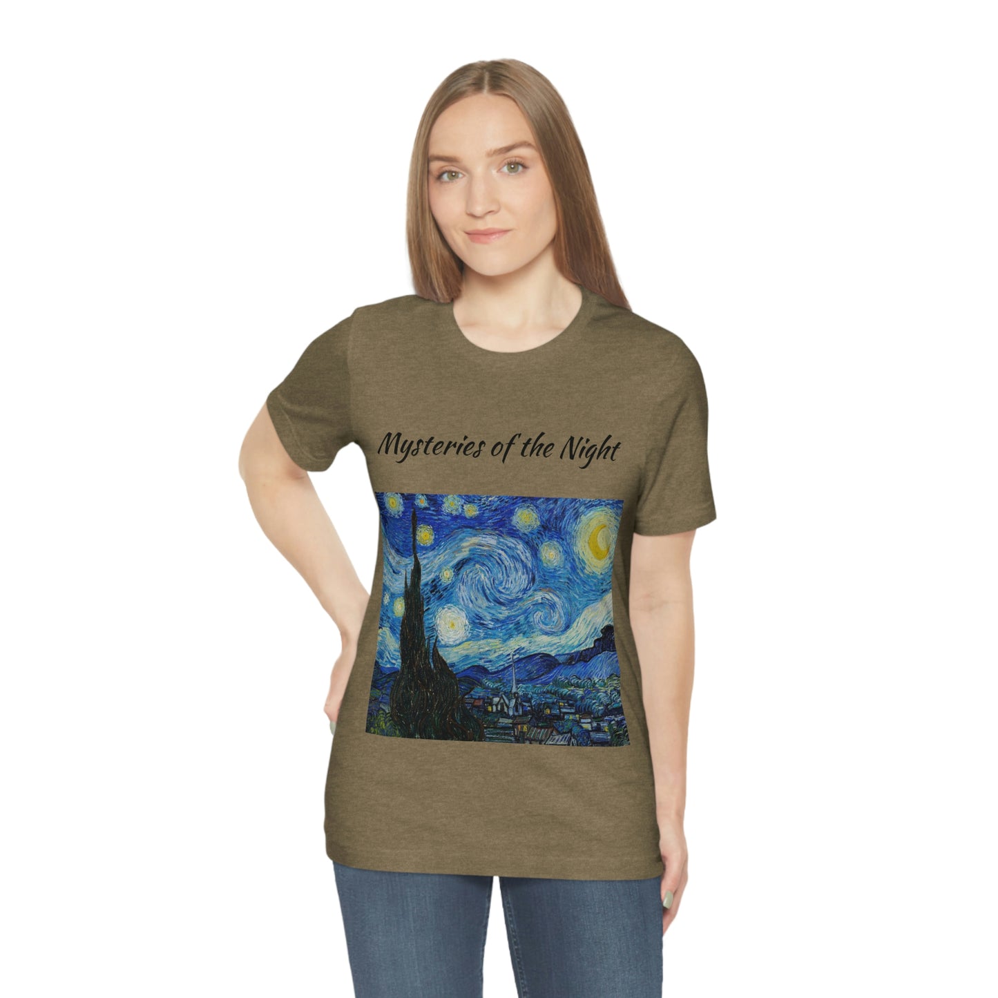 T-shirt unisexe Mystères de la nuit Voyage Travail Vacances Détente