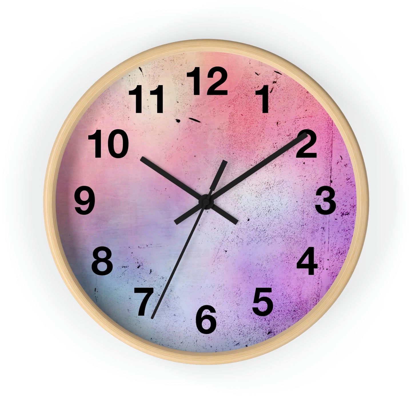 Horloge murale rose clair violet Quelle horloge murale fabuleuse !