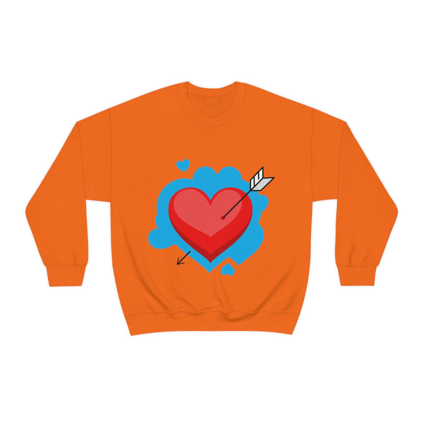 Sweat-shirt ras du cou avec cœur et flèche Ma fille adore ce sweat-shirt !