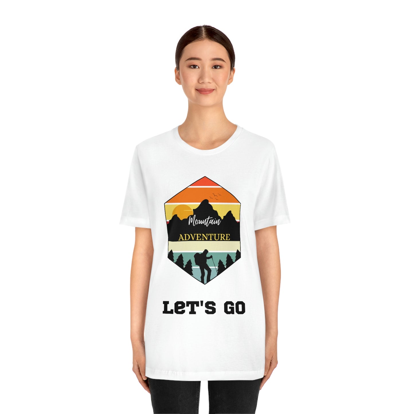 Let's Go Hiking Unisex Jersey Short Sleeve T-Shirt Adventures