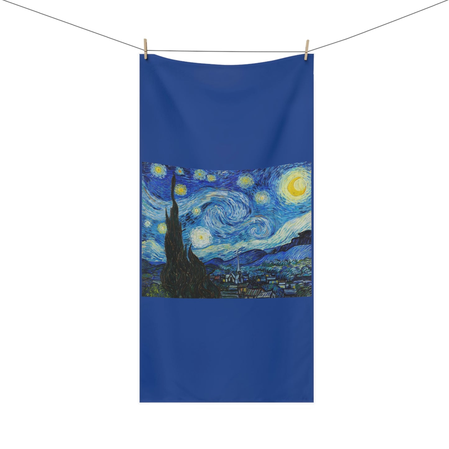 Toalla de baño La noche estrellada (1889) de Vincent van Gogh ¡Un gran regalo!