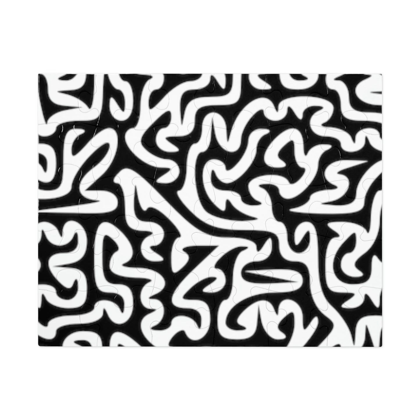 Black and White Maze Jigsaw Puzzle I Love Games!