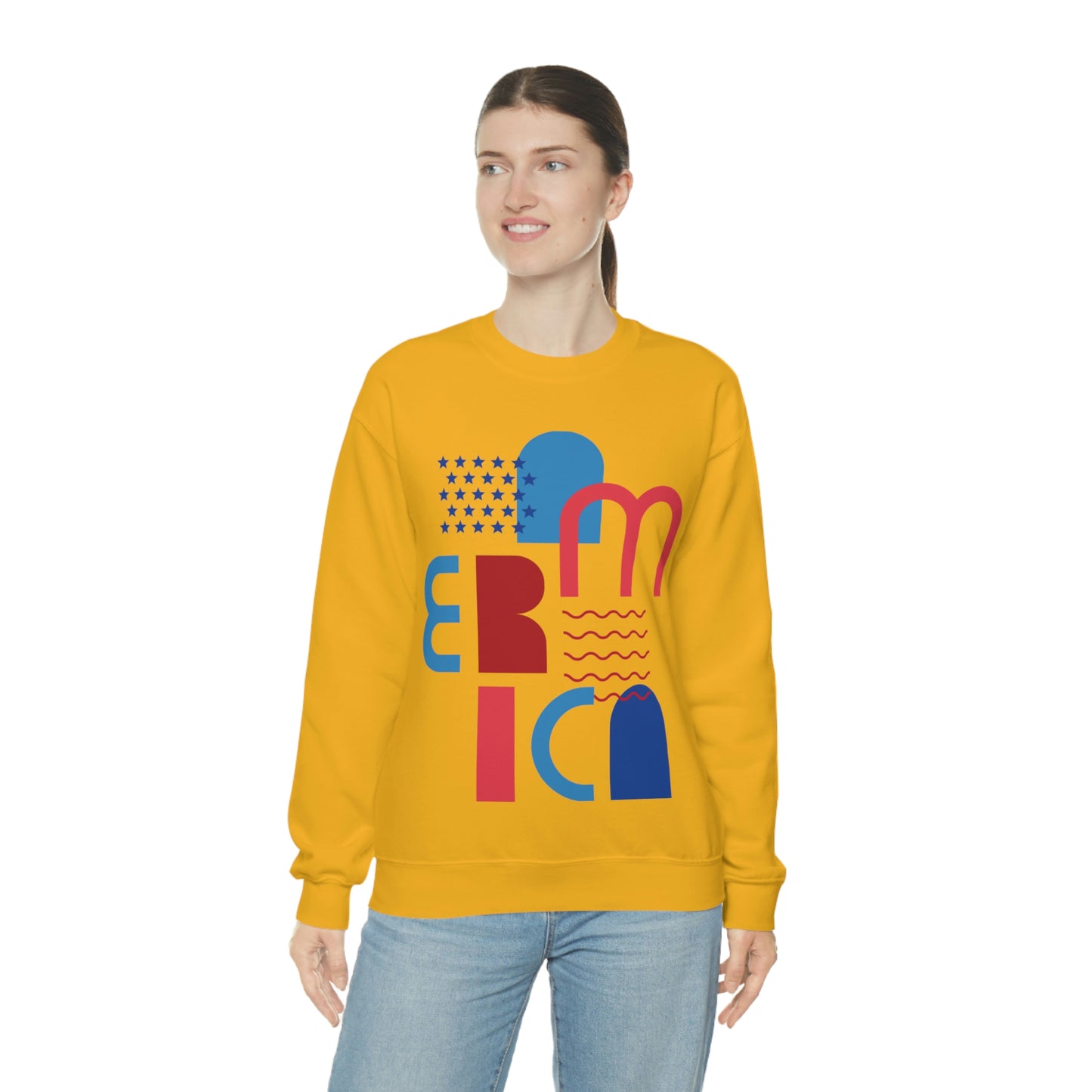 Sweat-shirt ras du cou America, il a l'air fabuleux ! 