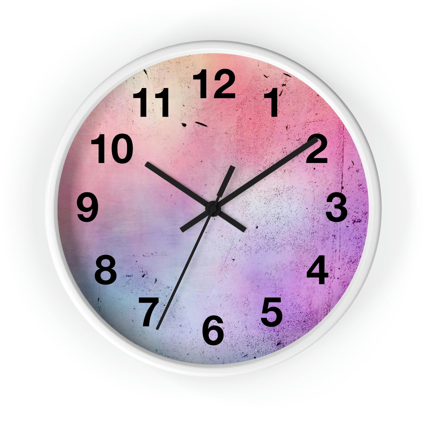 Horloge murale rose clair violet Quelle horloge murale fabuleuse !