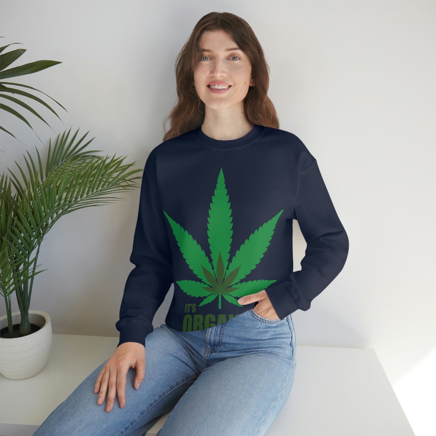 Sudadera Es Hoja Verde Orgánica ¡Vamos a una fiesta!