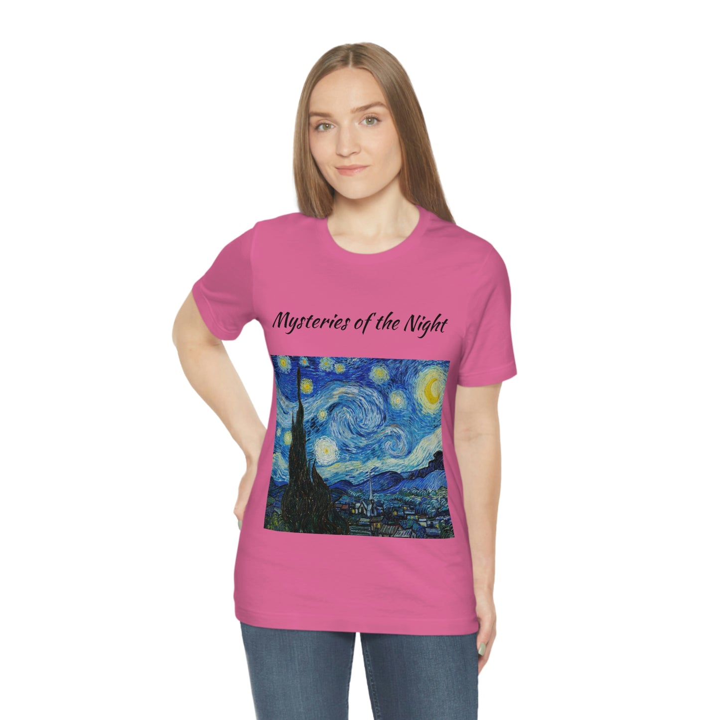 T-shirt unisexe Mystères de la nuit Voyage Travail Vacances Détente