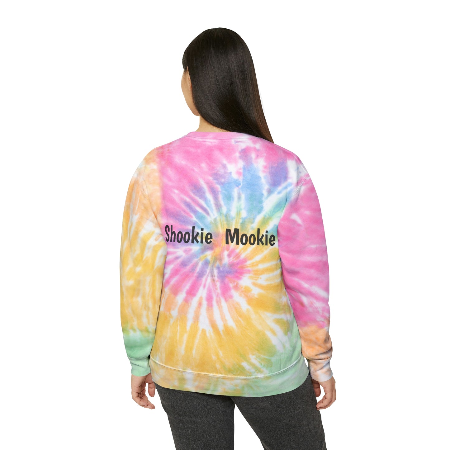 Throttle of Motorcycle Unisex Tie-Dye Sweatshirt