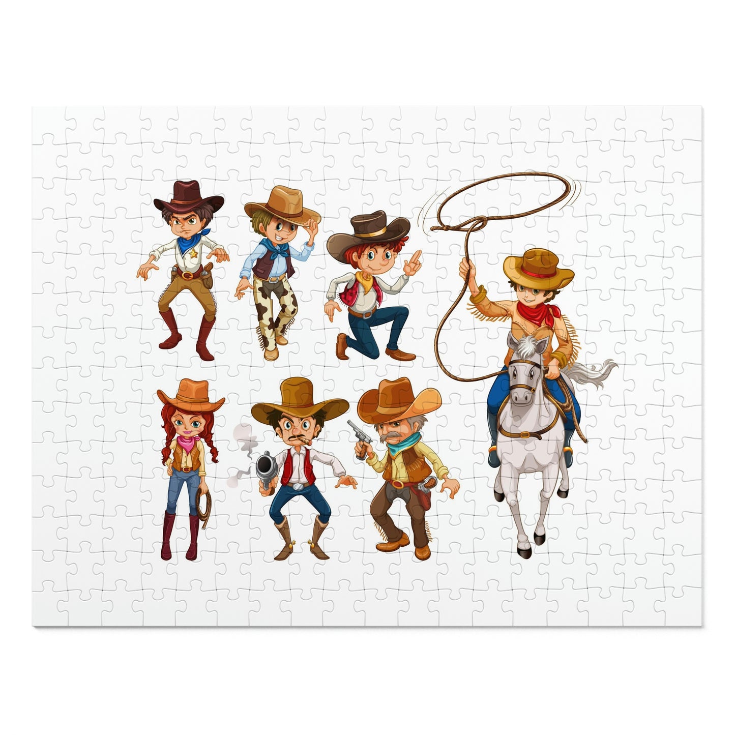 Puzzle Cowboys Cowgirl J'adore les jeux !