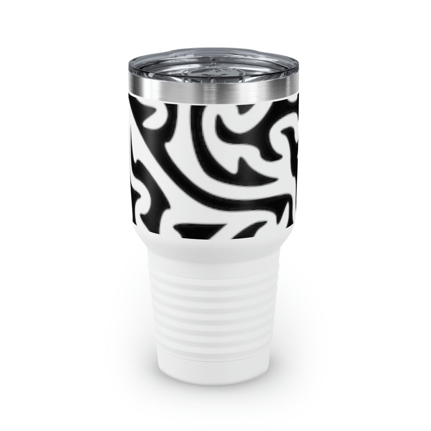 Vaso con cuello redondo y diseño de laberinto, 30 oz, para refrescos, té, agua, jugos, cerveza y vino