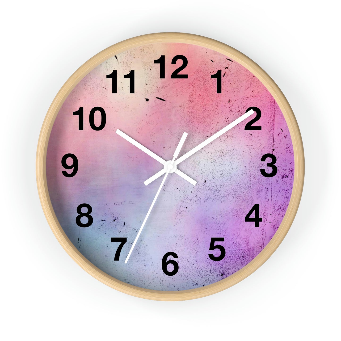 Horloge murale rose clair violet Quelle horloge murale fabuleuse !