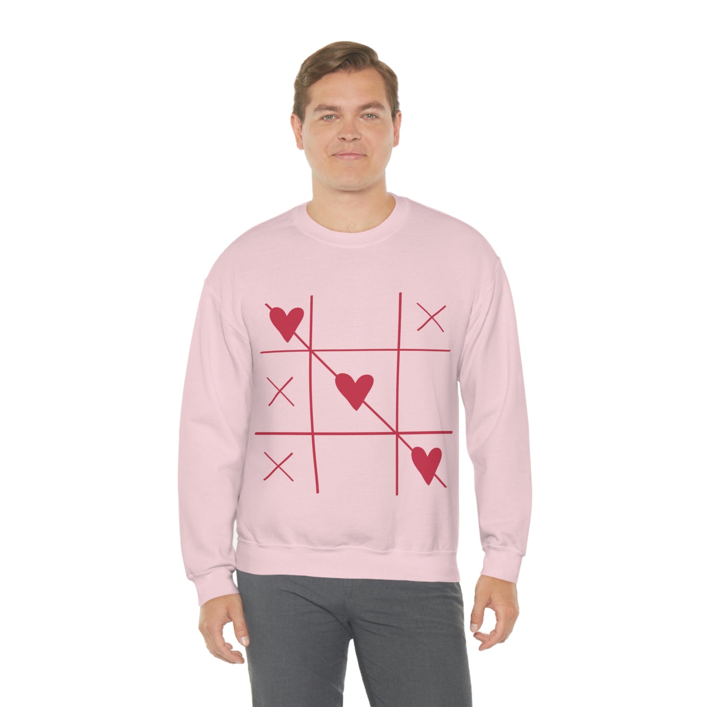 Sweat-shirt ras du cou Tic Tac Toe J'adore mon cadeau d'anniversaire !