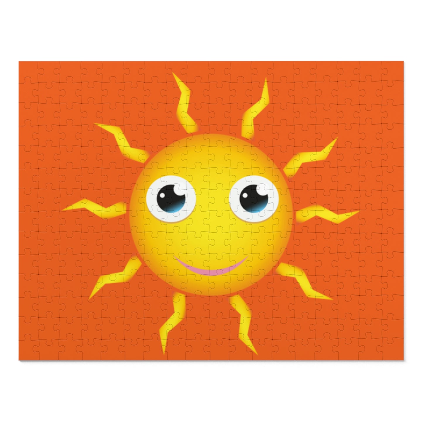 Happy Yellow Sun Jigsaw Puzzle I Love Games!