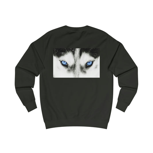 Wolf Eyes. Men's Sweatshirt. Size: Small through 2 Extra Large. Price: $48.00. Colors: 4. Custom Artwork. Unique Whimsical Flare. Vivid Colors. Soft against your skin. Comfortable to wear every day of the year. Keeping you warm and cozy through the cold weather or you just to feel cozy. Definitely wearing my Sweatshirt from Shookie Mookie going to the Movies.