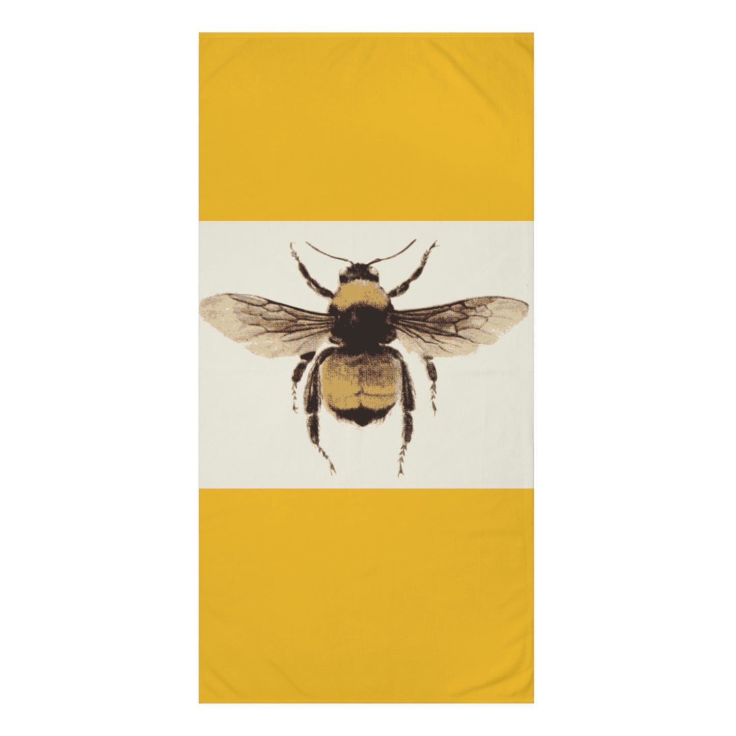 Bumble Bee. Bath Towel. Custom Artwork. Unique Whimsical Flare. Vivid Colors. Great to have in every bathroom in your house and business. Soft against your skin. Adding a Splash of Color. Such a Wonderful Gift! matching Sets!